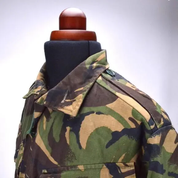 British Army Camo Military Woodland DPM Smock Jacket 170/96 M Short Temperate - Picture 12 of 14